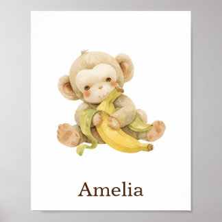 Nursery Decor Speelgoed Dierlijke Aap Geslacht Neu Poster