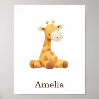 Nursery Decor Speelgoed Dierlijke Giraffe Genderne Poster
