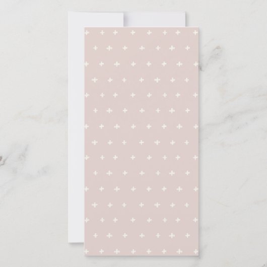 Nursery Essential rose Girl Invitation Baby shower (Dos)