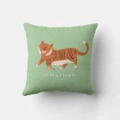 Nursery Little Tiger Baby Room Kussen (Achterkant)