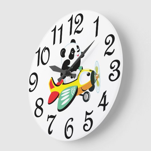 Nursery Panda Bear Grote Klok (Hoek)