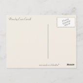 Nursery Poem van Lewis Carroll Briefkaart (Achterkant)