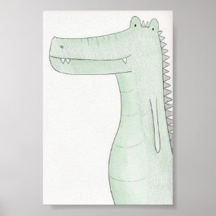 Nursery Poster - Krokodil