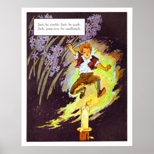  Nursery Print - Jack is nimble (Voorkant)