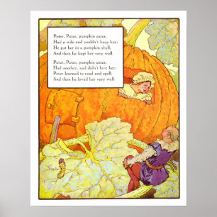  Nursery Print - Peter Pumpkin Eater
