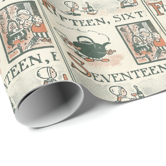  Nursery Rhyme 1 2000 Cadeaupapier (Rol Hoek)