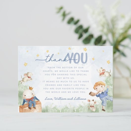 Nursery Rhyme Hartelijk dank Informatiekaartje (Staand voorkant)