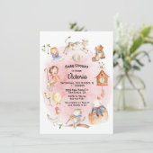 Nursery Rhyme invitation bébé douche (Debout devant)