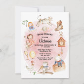 Nursery Rhyme invitation bébé douche (Devant)