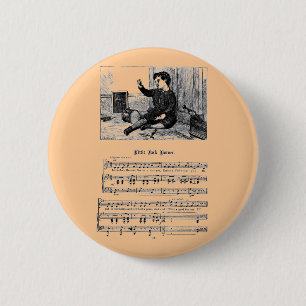 Nursery Rhyme Jack Korner Ronde Button 5,7 Cm