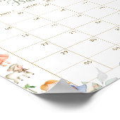 Nursery Rhyme raad Baby aankomst Datum showgame Poster (Hoek)