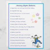 Nursery Rhyme Rhetoric Game - Boy Style (Voorkant / Achterkant)