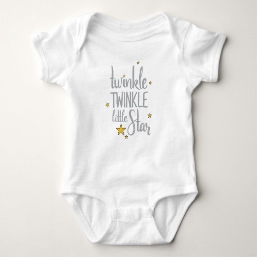 Nursery Rhymes Afbeelding Twinkle Twinkle Little D Romper (Voorkant)
