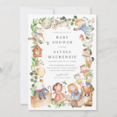 Nursery Rhymes Baby Shower Invitation (Devant)