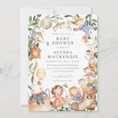 Nursery Rhymes Baby shower Kaart (Voorkant)