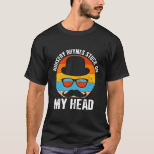 Nursery Rhymes stak op m'n hoofd pappa T-shirt