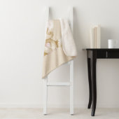 Nursery Sherpa Blanket met Baby olifant Sherpa Deken (In situ)