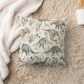 Nursery Thème Dinosaure | Coussin Décoratif | Vint (Couverture)