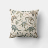 Nursery Thème Dinosaure | Coussin Décoratif | Vint (Verso)