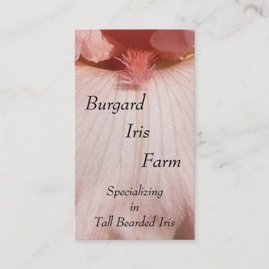 Nursery Visitekaartjes (Voorkant)