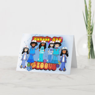 Nurse's Day Kaart - Groovy Nurse's