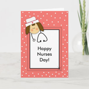 Nurses Day Paper Wenskaart Kaart