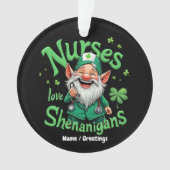 Nurses Love Shenanigans Celebrate St. Patricks Day (devant)