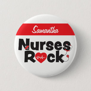 Nurses Rock Button