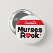 Nurses Rock Button (Voorkant /achterkant)