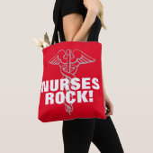 NURSES ROCK canvas tas | Cool verpleegweek gift id (Dichtbij)