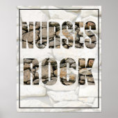 NURSES ROCK POSTER (Voorkant)
