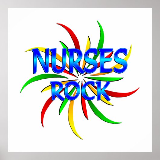 Nurses Rock Poster (Voorkant)