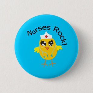 Nurses Rock Ronde Button 5,7 Cm