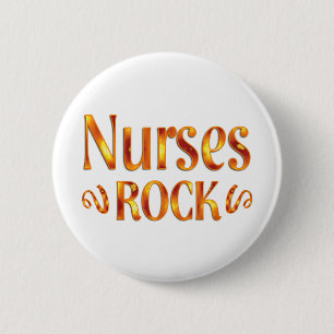 Nurses Rock Ronde Button 5,7 Cm