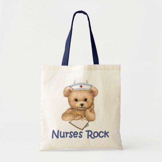 Nurses Rock Tote Bag (Voorkant)