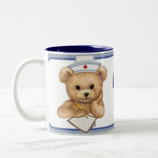 Nurse's Rock Tweekleurige Koffiemok (Links)