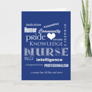 Nurses Week - Nurse Attributes-Blue Kaart