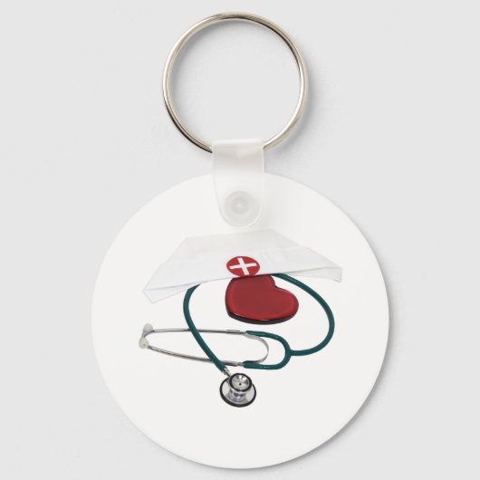 NursesHaveHeart082309 Sleutelhanger (Voorkant)