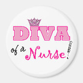 NURSEtude/Diva d'une infirmière ! magnets (Devant)
