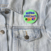 Nursing Assistants ROCK Ronde Button 5,7 Cm (In situ)