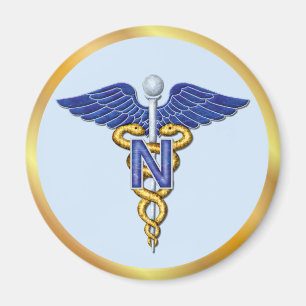 Nursing Caduceus Magneet