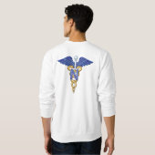 Nursing Caduceus Trui (Achterkant volledig)