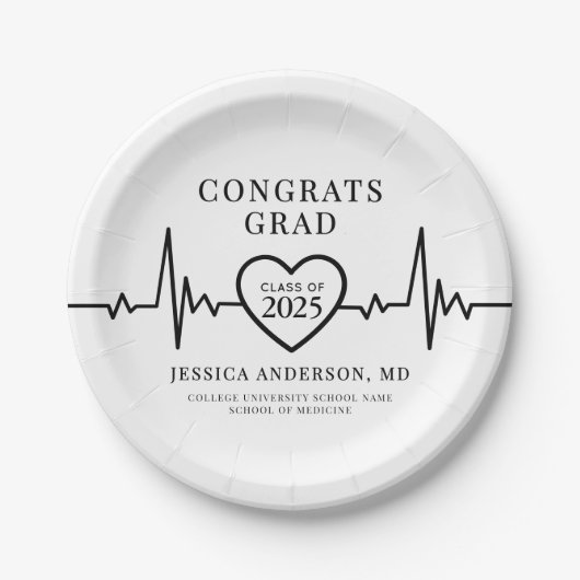 Nursing Doctor Medical Graduation Party Papieren Bordje (Voorkant)