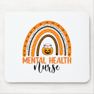 Nursing Halloween Pumpkin Rainbow Mental Health Nu Muismat