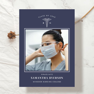 Nursing Medical Afstuderen Invitation Save The Date