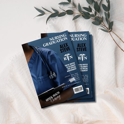 Nursing School Afstuderen fototijdschrift Kaart