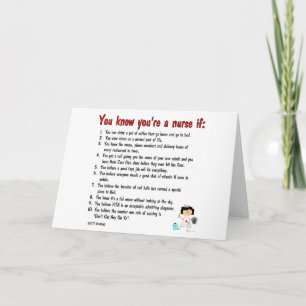 Nursing Shots Wenskaart - Gepersonaliseerd Kaart