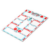 Nursing Student Concept Map Sjabloon Notitieblok (Schuin)