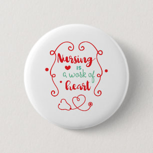 Nursing Work Ronde Button 5,7 Cm
