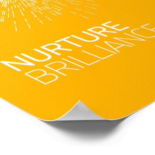 Nurture Brilliance Poster (Hoek)